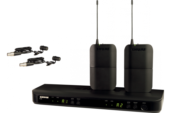 SHURE - Ensemble micro HF sans fil BLX188e/W85 (Neuf)