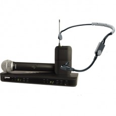 SHURE - Ensemble micro à main HF sans fil BLX1288e/SM35 (Neuf)