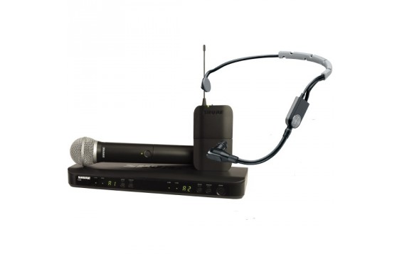 SHURE - Ensemble micro à main HF sans fil BLX1288e/SM35 (Neuf)