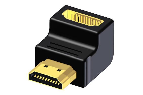 PROCAB - HDMI male 19-poles adapter to HDMI female 19-poles - curved 90° - BSP460 (New)