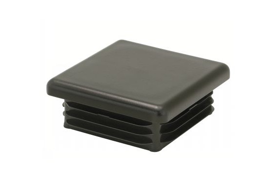 Square end-cap for leg of riser - Black 50 x 14.5mm (New)