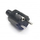 Male plug PVC 16A 220V (New)