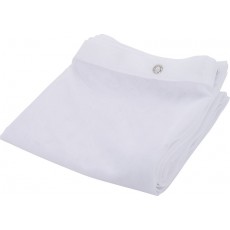 White cotton molton class M-1 with blinders 3 x 6m high (New)