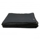 Rideau / Pendrillon coton noir classé M-1 avec oeillères 6x4.50m de haut (Neuf)