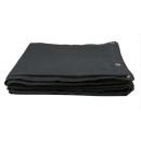 Rideau / Pendrillon coton noir classé M-1 avec oeillères 3x4.50m de haut (Neuf)