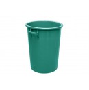 Cylindrical waste bin - 100L - Green (New)