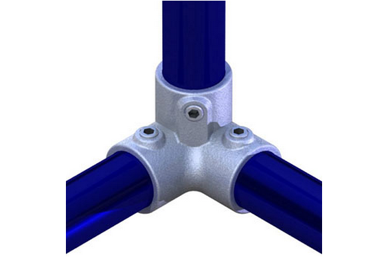 DOUGHTY - T12800 - Raccord tubulaire coin 90&deg; entre les 3 tubes (Neuf)