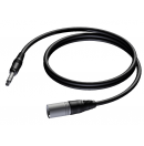 PROCAB -  Câble Standard 1x XLR Mâle vers 1x Jack 6.3mm Mâle Stéréo - 3m (Neuf)