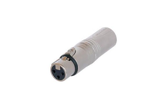 NEUTRIK - Adaptateur pro XLR 3 p&ocirc;les Femelle vers 5 p&ocirc;les M&acirc;le (Neuf)