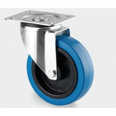 TENTE - Roulette pivotante sans frein D100mm - Bleu (Neuf)