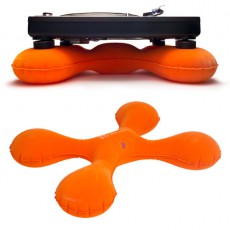 SPHYNX - Set de 2 accessoires anti-vibrations pour platine vinyle - Orange  (Neuf) - JSFrance