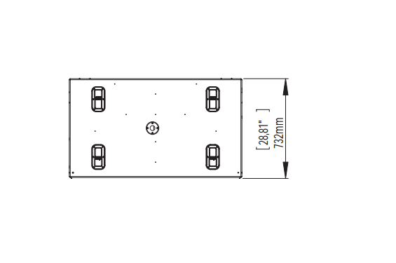 NEXO - Caisson de basse RS 18CI - Revêtement moquette Gris foncé sans poignées (Neuf)