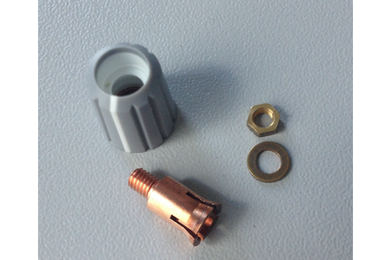 BSS - Petit Bouton en plastique gris pour la s&eacute;rie DPR (Neuf)