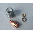 BSS - Petit Bouton en plastique gris pour la série DPR (Neuf)