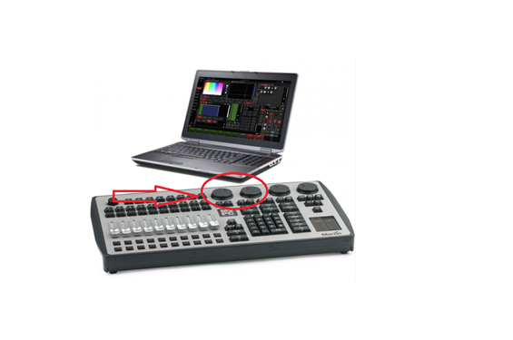 MARTIN - Roulettes PAN et TILT pour console M2GO (Neuf)