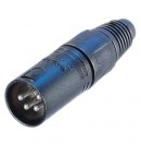 NEUTRIK - Fiche Mâle XLR 4 pôles NC4M-BAG (Neuf)