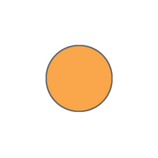 ROBE  - Dichroïque Trapézoïdale Orange LW 580 pour ROBIN MMX (Neuf)