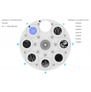 ROBE - Roue de gobos rotatifs assemblées - n°1 pour ROBIN MMX Spot (Neuf)
