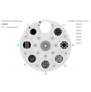 ROBE - Roue de gobos rotatifs assemblées - Modèle II pour ROBIN MMX Spot (Neuf)