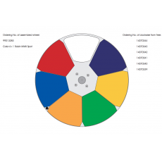 ROBE - Roue de couleurs assemblée pour ROBIN MMX (Neuf)