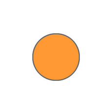 ROBE - Dichroïque Trapézoïdale Orange LW 580 pour ROBIN Pointe (Neuf)