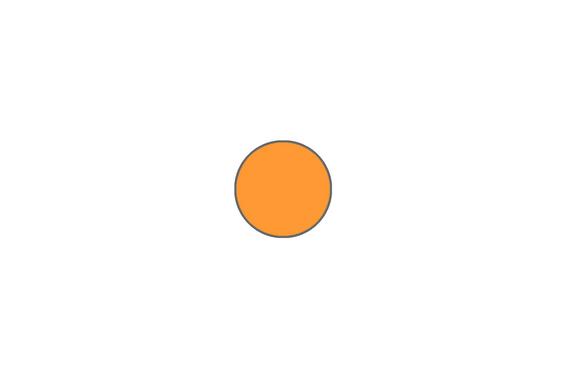 ROBE - Dichroïque Trapézoïdale Orange LW 580 pour ROBIN Pointe (Neuf)