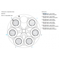 ROBE - Roue de gobos rotatifs assemblées - n°1 pour ROBIN BMFL Spot (Neuf)