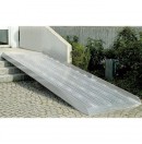 MoveX - Rampe d'accès pour personnes à mobilité réduite (PMR) en alu - sur mesure - Ex:(l) 1,40m x (L) 2,50m (Neuf)