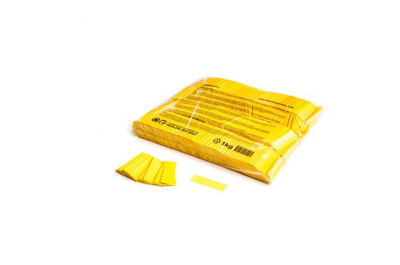 MAGIC FX - Confettis rectangulaires - Jaune - 1kg (Neuf)