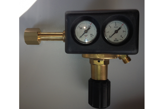 Manom&egrave;tre CO2 renforc&eacute; pour machine &agrave; fum&eacute;e MDG - livr&eacute; sans tuyau (Neuf)