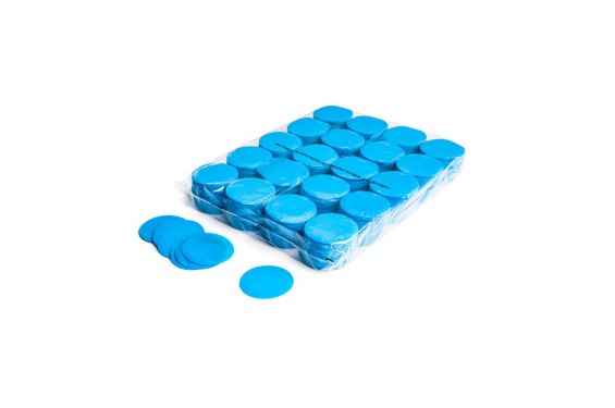 MAGIC FX - Confettis rond -  Bleu Ciel - 1kg (Neuf)