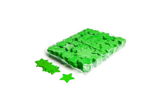 Confettis &eacute;toile - Vert Clair - 1kg (Neuf)