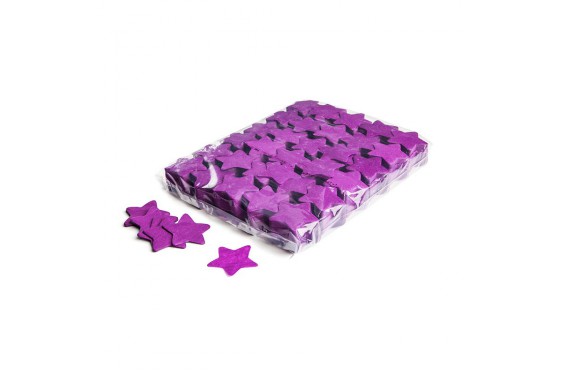 Confettis &eacute;toile - Violet - 1kg (Neuf)