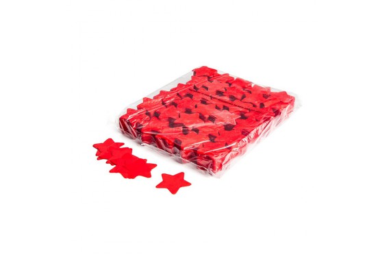 Confettis &eacute;toile - Rouge - 1kg (Neuf)