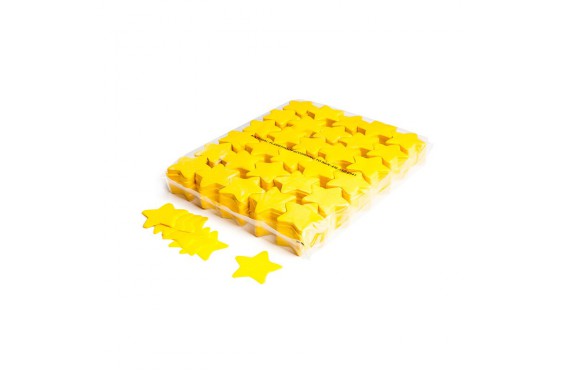 Confettis &eacute;toile - Jaune - 1kg (Neuf)