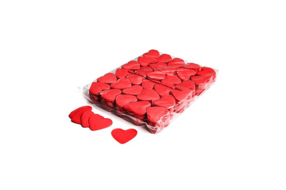 MAGIC FX - Confettis coeur - Rouge - 1kg (Neuf)