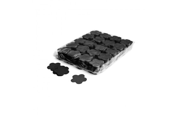 Confettis fleur - Noir - 1kg (Neuf)