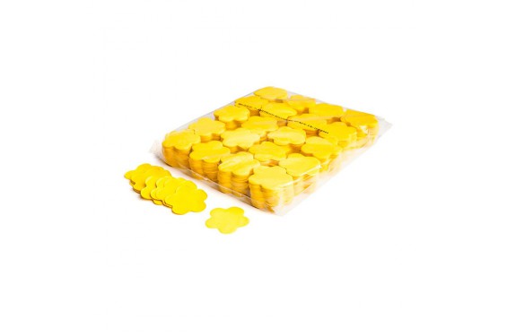 Confettis fleur - Jaune - 1kg (Neuf)