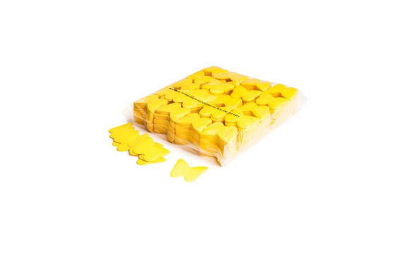 Confettis Papillon - Jaune - 1kg (Neuf)
