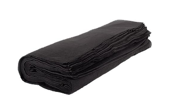 R&eacute;alisation sur mesure de vos pendrillons cotons noir class&eacute;s M1 - Prix par M2 (Neuf)