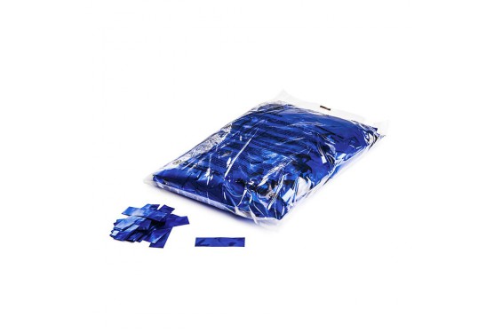 Confettis Métalliques rectangulaires - Bleu - 1kg (Neuf)