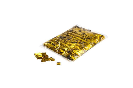 Confettis M&eacute;talliques carr&eacute;s - Or  - 1kg (Neuf)
