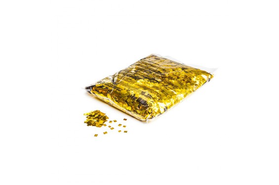 Confettis M&eacute;talliques Gouttes de pluie - Or  - 1kg (Neuf)