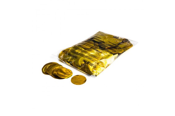 MAGIC FX - Metallic Confetti Round - Gold - 1kg (New)