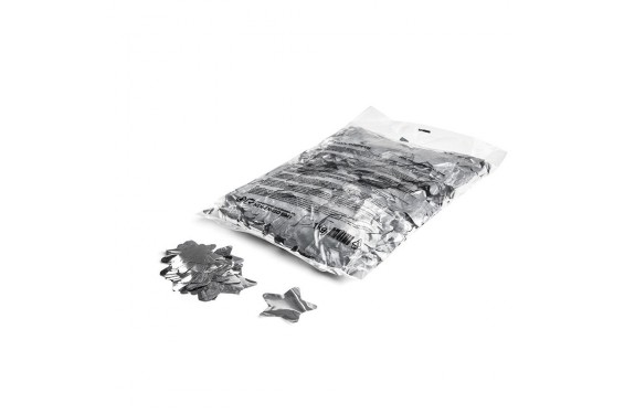 Confettis M&eacute;talliques Etoile - Argent  - 1kg (Neuf)