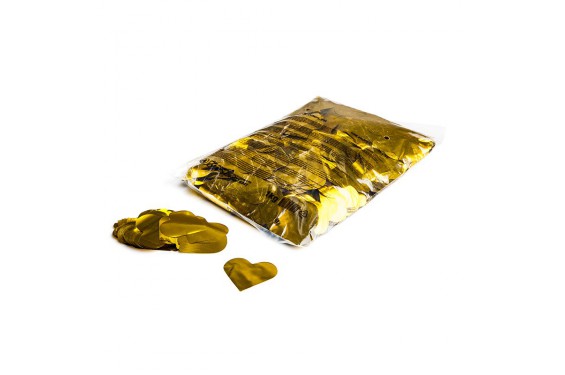 MAGIC FX - Metallic confetti heart - Gold - 1kg (New)