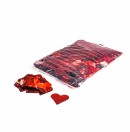 Confettis Métalliques coeur - Rouge  - 1kg (Neuf)