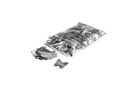 MAGIC FX - Metallic Confetti Butterfly - Silver - 1kg (New)
