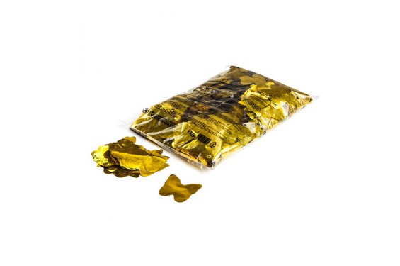 Confettis M&eacute;talliques Papillon - Or  - 1kg (Neuf)