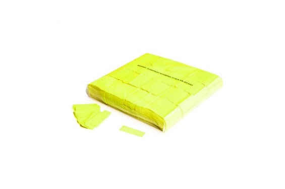 MAGIC FX - Confettis UV rectangulaire Jaune - 1kg (Neuf)